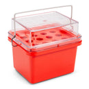 CryoCool Mini Cooler, 0C, 12-Place (3x4) for Blood Collection Tubes, Red