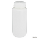 Bottle, Wide Mouth, HDPE Bottle, Attached PP Screw Cap, 500mL, 12/Pack