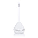 Flask, Volumetric , Globe Glass, 500mL, Class B, To Contain (TC), ASTME288, 6/Box