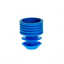 SIMPORT FLANGE PLUG CAPS - Flange Plug Cap, 12mm, Polyethylene, Blue, 1000/pk