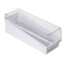Slide Storage Box with Hinged Lid and Removable Draining Tray, 100-Place for up to 200 Slides, ABS, White