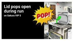 VIDEO: Sakura VIP 5 lid pops open during a run