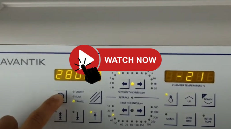 VIDEO: How to Program the Left Side Control Panel of the Avantik QS11 Cryostat / Microm HM 520 / HM 525 Cryostat