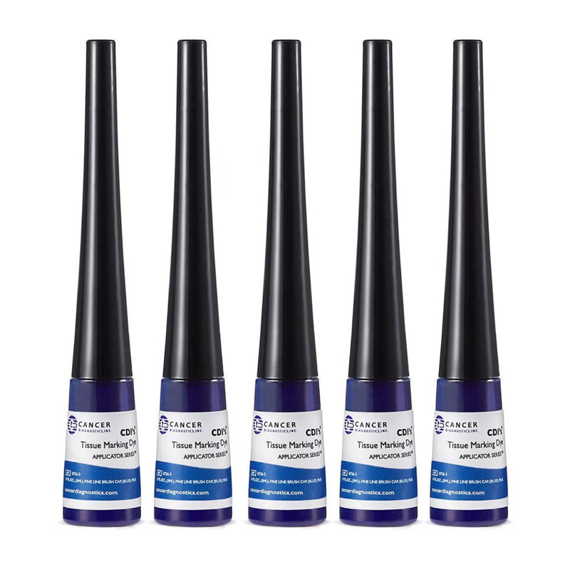 Applicator Cap Tissue Marking Dyes, 0.10oz (Pack of 5)