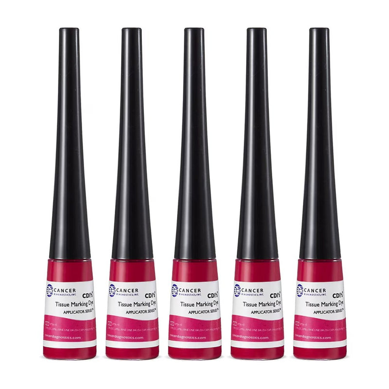 Applicator Cap Tissue Marking Dyes, 0.10oz (Pack of 5)