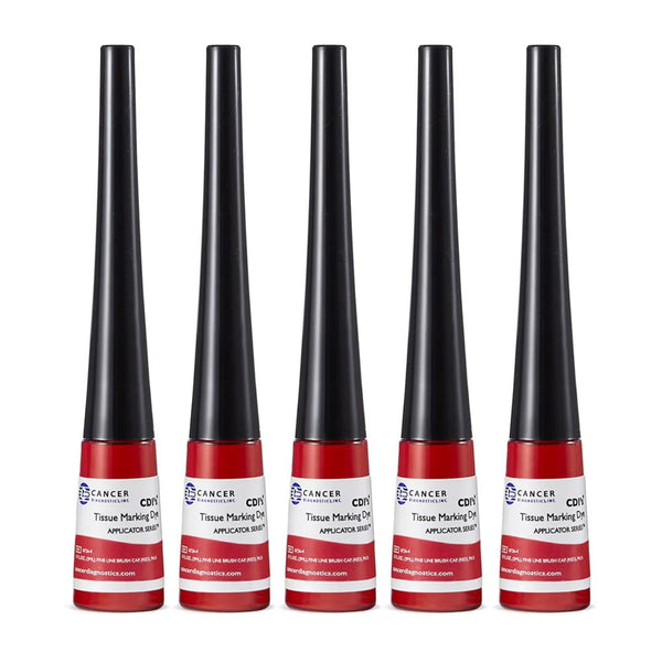 Applicator Cap Tissue Marking Dyes, 0.10oz (Pack of 5)
