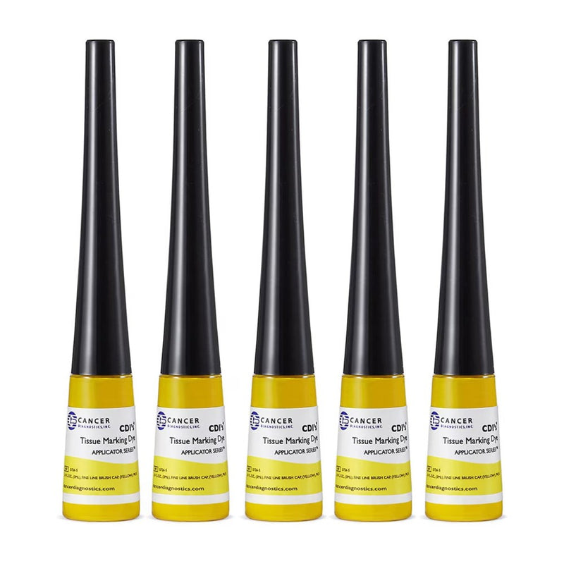 Applicator Cap Tissue Marking Dyes, 0.10oz (Pack of 5)
