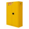 Flammable Safety Manual Door Cabinet, FM Approved 1045M-50 Welded 16 Gauge Steel  2 Shelves, 45 gallons Capacity