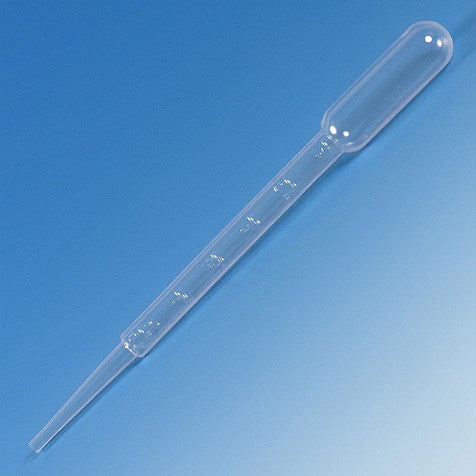 Transfer Pipet Graduated to 3mL (7.5mL Bulb)
