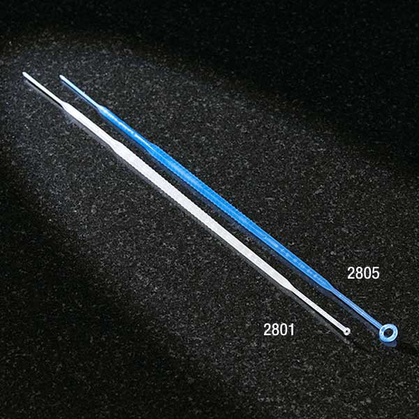 Inoculation Loop, Flexible, 10uL with Needle, STERILE, Blue, 20/Peel Pack, 50 Packs/Unit