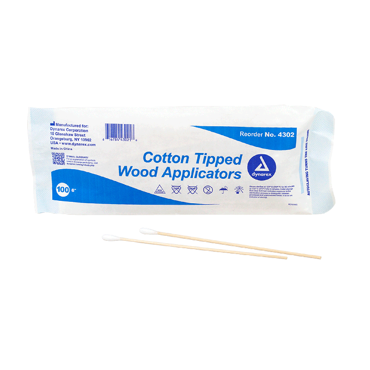 Cotton Tipped Wood Applicators
