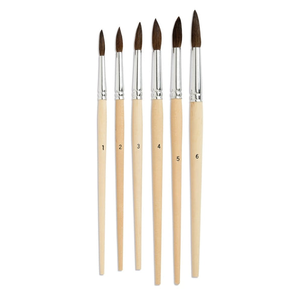 Camel Hair Fine Tip Section Brushes