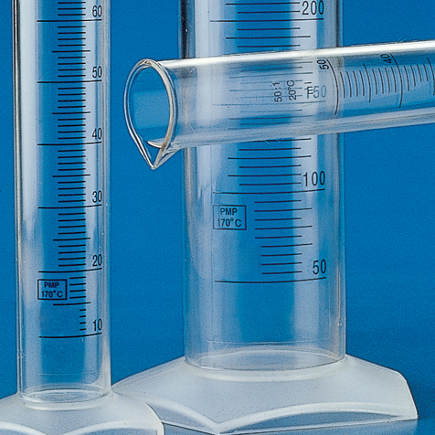 Graduated Cylinders, Polymethylpentene, Printed Graduations