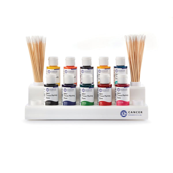 10-Color Flip-Top Tissue Marking Dye Kit (2oz)