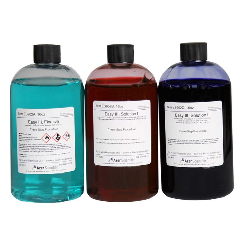 Easy III 3-Step Rapid Differential Stain Kit