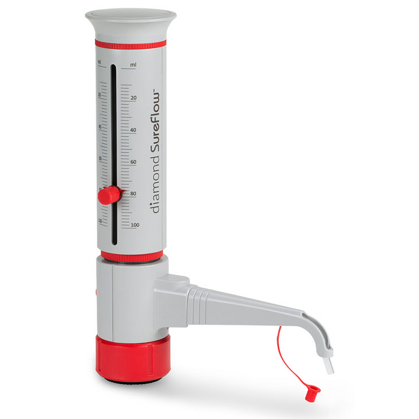 Bottle Top Dispenser, Diamond SureFlow, Standard, 5.0mL to 60.0mL, 1.0mL increments