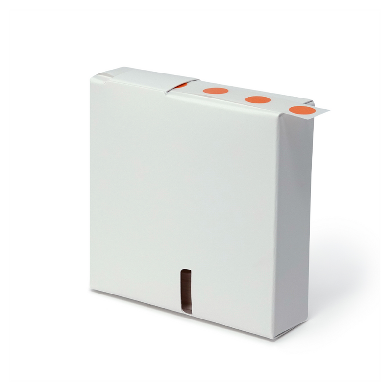 Label Rolls, Cryo, 13mm Dots, for 1.5-2mL Tubes, Orange