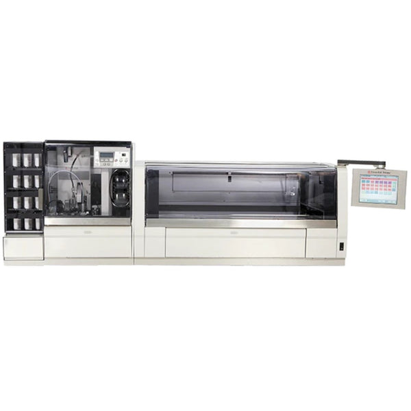 Refurbished Sakura Tissue-Tek Prisma 6130 & Glas g2 6500 Slide Stainer Glass Coverslipper Workstation