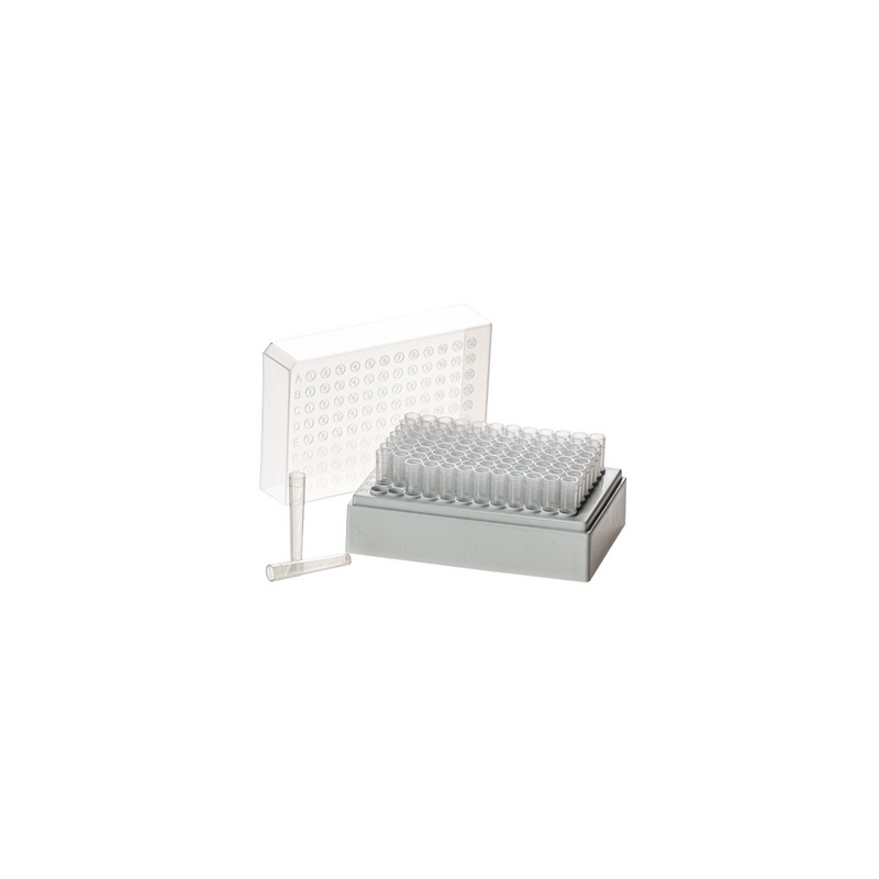 SIMPORT BIOTUBE FOOTPRINT RACKS - Rack, 96 Plain Individual Tubes, Sterile, 10/cs