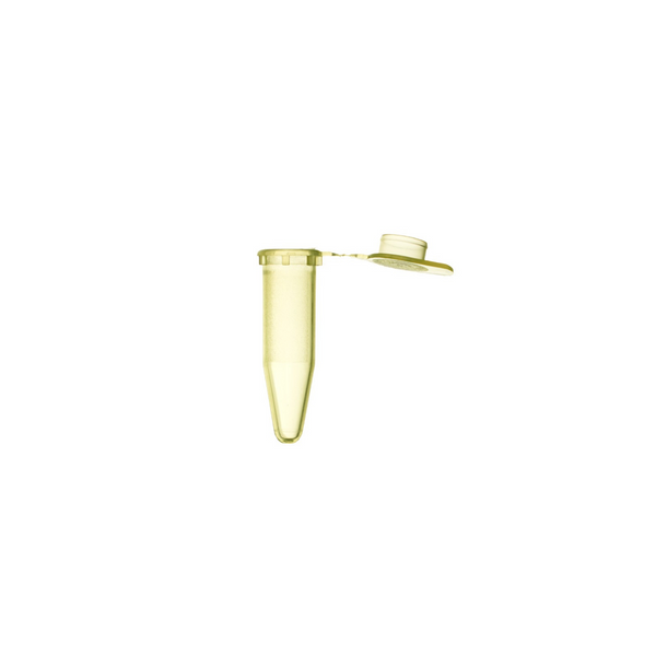 SIMPORT CLIKLOK MICROCENTRIFUGE TUBE - Microcentrifuge Tube, 1.5mL, Yellow, 5000/cs