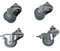 Caster Set - Sakura VIP 5, VIP 6, VIP E150, VIP E300 (D9-20-0000 & RW-D9-20-0038) - 10155