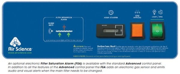 Air Science Optional FSA-Autocoal controller for Purair Advanced Ductless Fume Hood