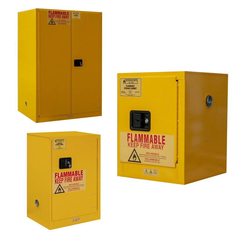 Flammable Cabinet, 16 Gal., 1 Door, 1 Shelf