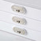 Locking Slide Storage Boxes, White