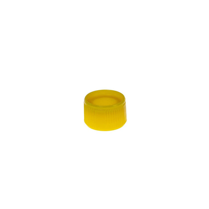 SIMPORT COLORED CLOSURES - Caps, O-Ring Seal, Yellow, 1000/cs
