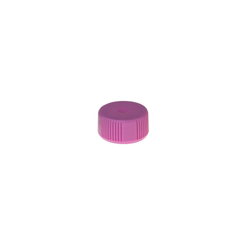 SIMPORT COLORED CLOSURES - Flat Caps, O-Ring Seal, Lilac, 1000/cs