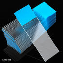 Globe Scientific -	Microscope Slides, Diamond White Glass, 25 x 75mm, 90? Ground Edges, BLUE Frosted