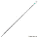 Serological Pipette, 2mL, PS, Standard Tip, 275mm, Non-Sterile, Green Band, 25/Pack