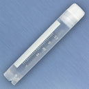CryoCLEAR vials, 4.0mL, STERILE, Internal Threads, Attached Screwcap with Co-Molded Thermoplastic Elastomer (TPE) Sealing Layer, Round Bottom, Self-Standing, Printed Graduations, Writing Space and Barcode, 50/Bag, 10 Bags/Case