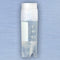 CryoCLEAR vials, 1.0mL, STERILE, External Threads, Attached Screwcap with Co-Molded Thermoplastic Elastomer (TPE) Sealing Layer, Conical Bottom, Self-Standing, Printed Graduations, Writing Space and Barcode, 50/Bag, 10 Bags/Case