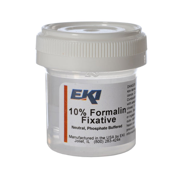 10% Formalin Fixative (NBF), Neutral, Phosphate Buffered Prefilled Specimen Jars