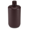 Bottle, Narrow Mouth, Amber PP Bottle, Attached PP Screw Cap, 2 Litres (0.5 Gallons)