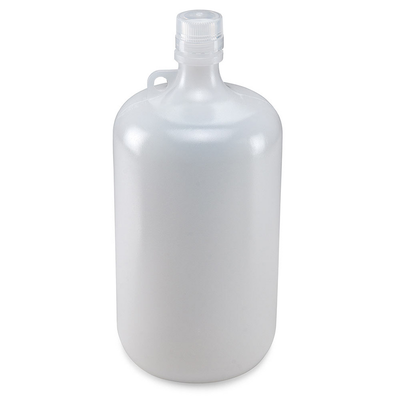 Bottle, Narrow Mouth, LDPE Bottle, Attached PP Screw Cap, 4 Litres (1 Gallon)