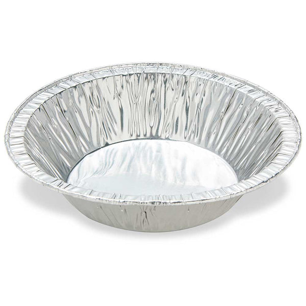 Aluminum Weigh Dish,127mm OD, 200ml, Crimped Side and Curled Lip