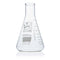 Flask, Erlenmeyer, Globe Glass, 1000mL, Narrow Mouth, Dual Graduations, ASTM E1404, 6/Box