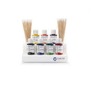 Tissue Marking Dye Kit, 7 Color, 2 Oz. Flip-Top Bottles With Holding Tray & Applicator Sticks