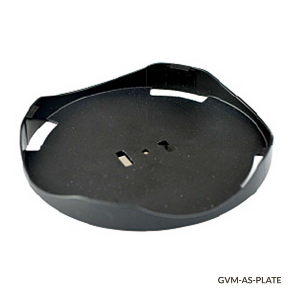 Plate Adapter, Round, Universal, 100mm, for use with GVM Series Vortex Mixers (for use with Foam Tube Adapters and Dimpled Pad)
