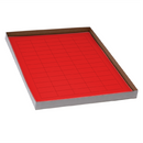 Label Sheets, Cryo, 38x19mm, for General Use, 20 Sheets, 60 Labels per Sheet, Red