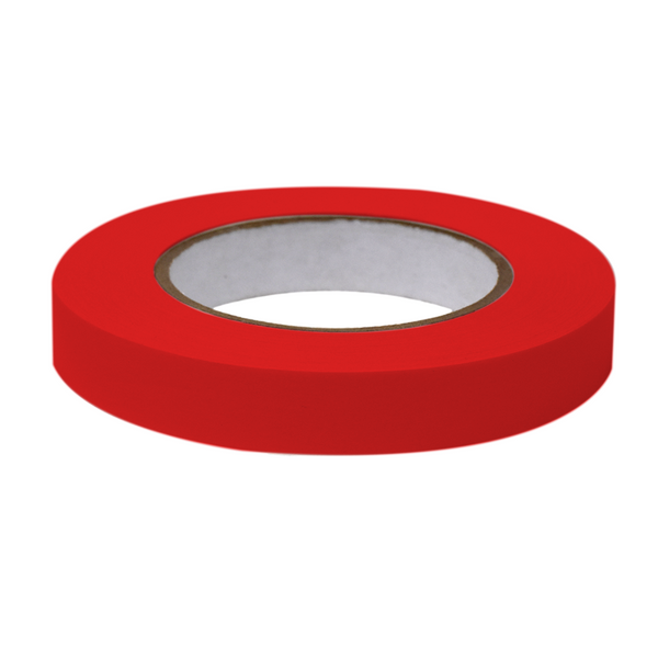 Labeling Tape, 3/4" x 60yd per Roll, 4 Rolls/Case, Red