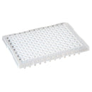 0.2mL 96-Well PCR Plate, Half Skirt (ABI-style), Flat top, Clear