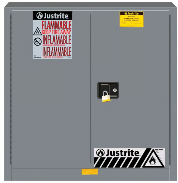 JUSTRITE CABINET, FLAM 30G/35"H MAN GRY (893303)