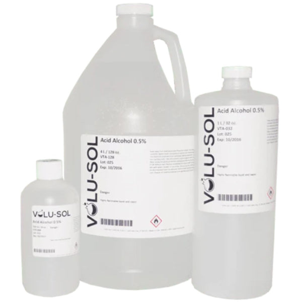 Volu-Sol Acid Alcohol 0.5% (32 oz / 1 L)  Case of 12