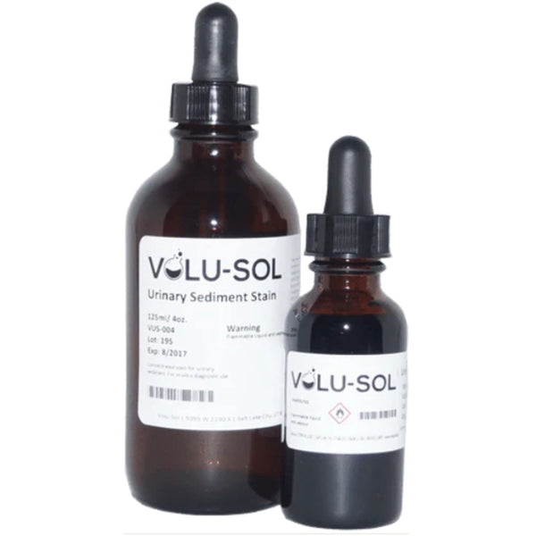 Volu-Sol Urinary Sediment Stain (1 oz / 30 mL)  Case of 12