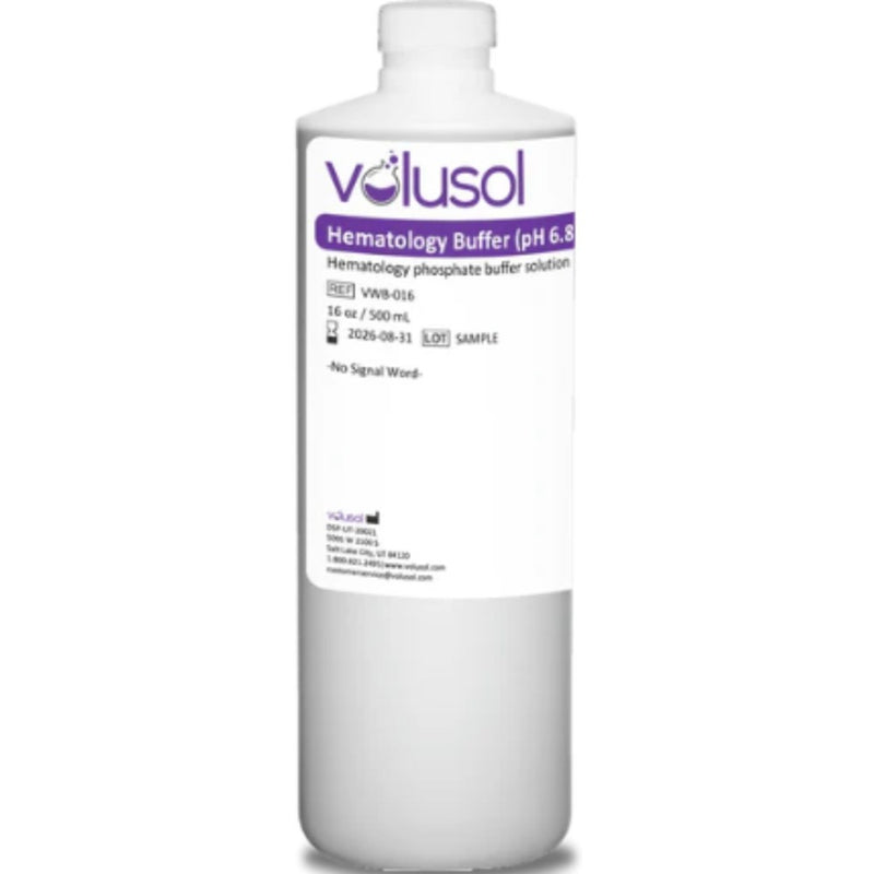 Volu-Sol Hematology Buffer (pH 6.8) (16 oz / 500 mL)
