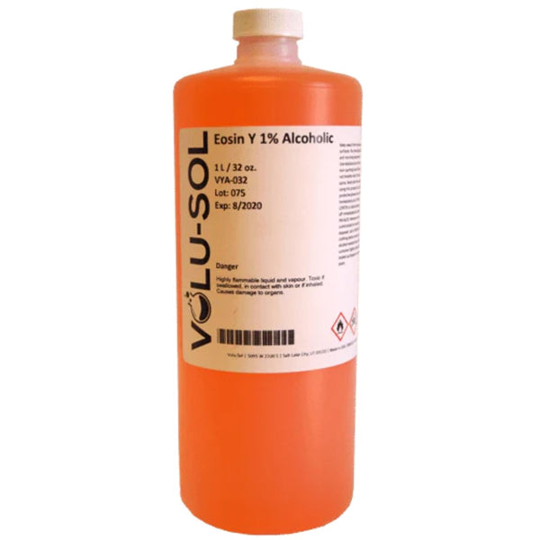 Volu-Sol Eosin Y 1% Alcoholic (128 oz / 3.78 L)  Case of 4