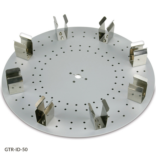 Tube Holder Disk for use with GTR-ID Series Tube Rotators, 8-Place Disk, for 50mL Centrifuge Tubes